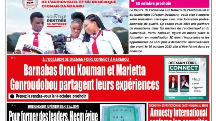 Une du mardi 10 octobre 2023