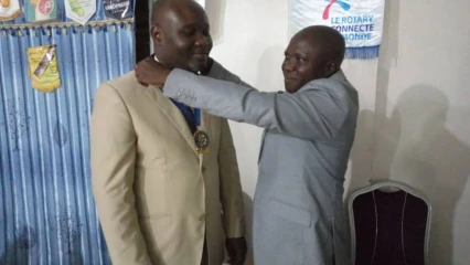 NOUVELLE ANNEE ROTARIENNE A PARAKOU : Latifou Belco passe le témoin à Josias Martin