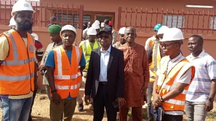 En visite sur les chantiers gouvernementaux à Parakou: Janvier Yahouédéhou salue la qualité des infrastructures