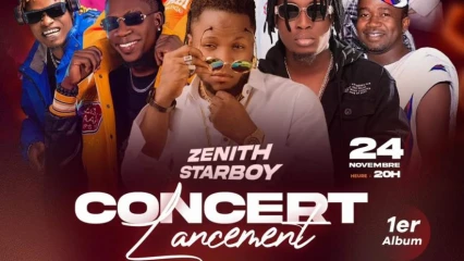 MUSIQUE À PARAKOU :  Zénith StarBoy sort son premier album le 24 novembre 