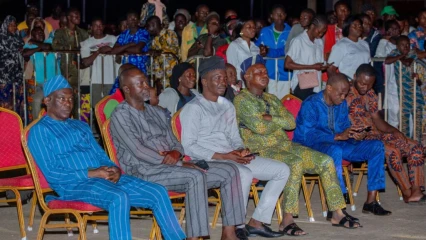CONCERT DE LA NUIT DE L&rsquo;INDÉPENDANCE À PARAKOU :  Les populations ont vécu un moment de fête mémorable   . Pari gagné pour le Ddcta Borgou-Alibori Mamadou Garou N&rsquo;Douro Bagoudou