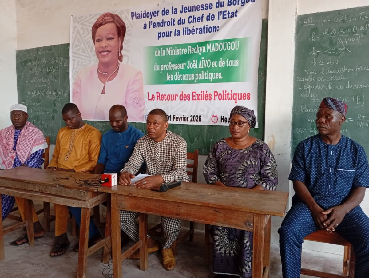 Libération des "détenus politiques" et retour des exilés: la jeunesse du Borgou plaide auprès de Talon