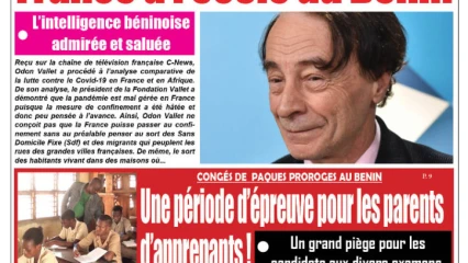 Parution du mercredi 15 avril 2020