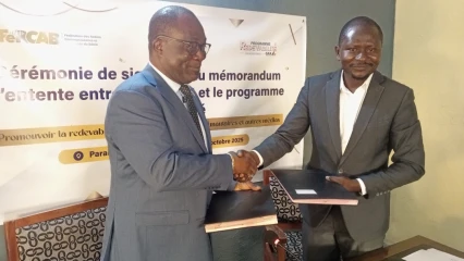 Signature d'un mémorandum d'entente: la Fercab et le Programme Redevabilité se donnent la main