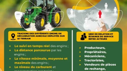 GRÂCE AUX DIFFÉRENTES PLATEFORMES NUMÉRIQUES CONÇUES PAR LE PITN2R : Suivez en direct le déplacement des différents engins de mécanisation agricoles sur le terrain