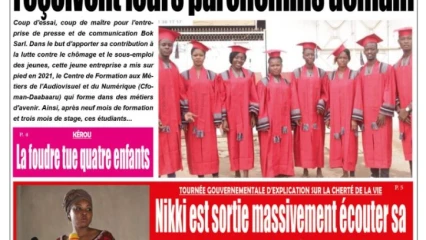 UNE DU VENDREDI 13 MAI 2022