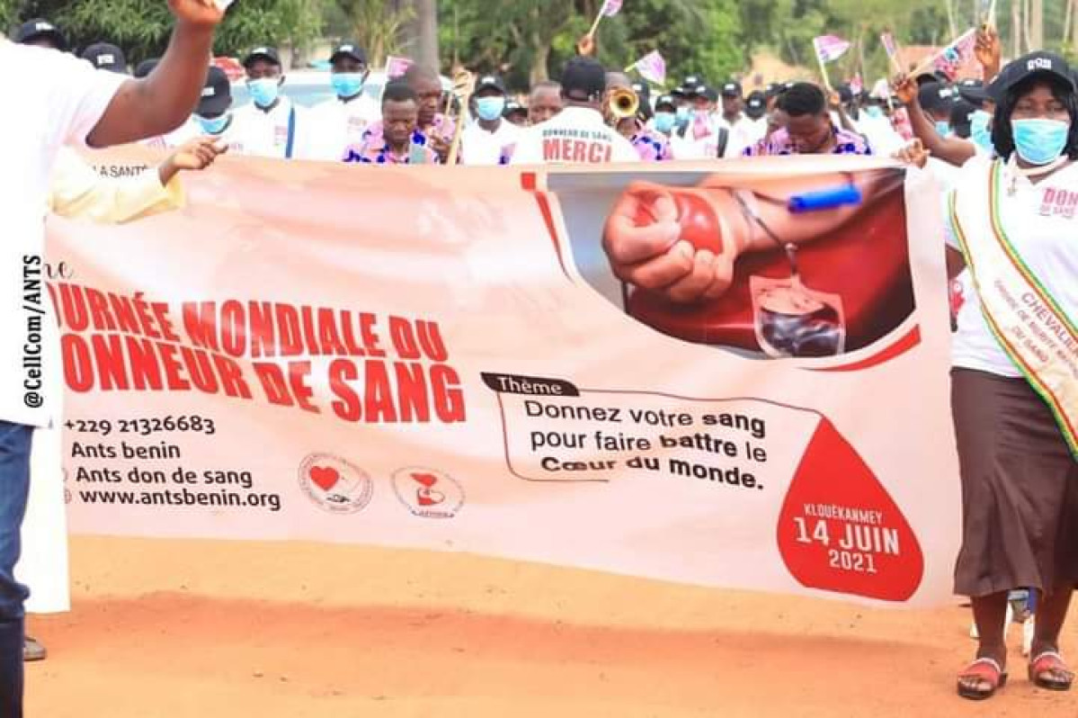 JOURNEE MONDIALE DU DONNEUR DE SANG AU BENIN : La commune de Klouékanmey a abrité les manifestations officielles