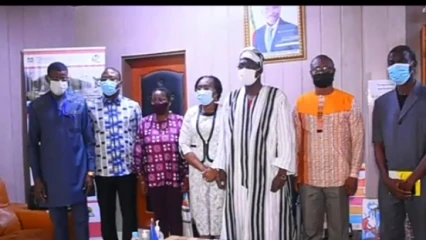 DEVELOPPEMENT DE LA VILLE DE PARAKOU : Le maire Zimé Chabi reçoit le soutien de l&rsquo;équipe rectorale de l&rsquo;Up