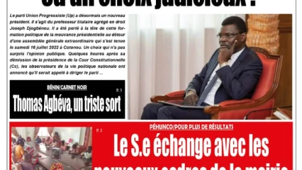 UNE DU LUNDI 18 JUILLET 2022