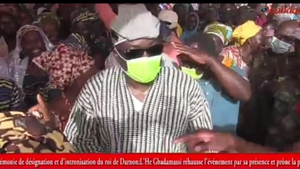 CÉRÉMONIE DE DÉSIGNATION ET D&rsquo;INTRONISATION DU ROI DE DARNON: L&rsquo;He Gbadamassi rehausse l&rsquo;événement par sa présence et prône la paix