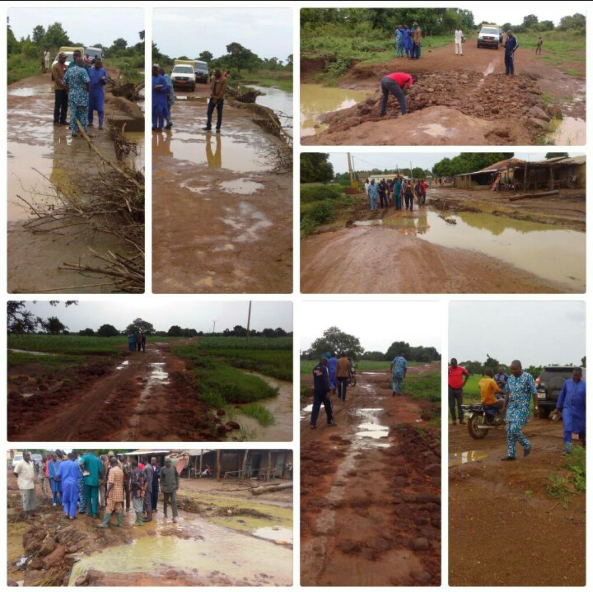 DÉGRADATION DE LA ROUTE GOMPAROU-FOUNOUGO : Hermann Gbédji fait le constat