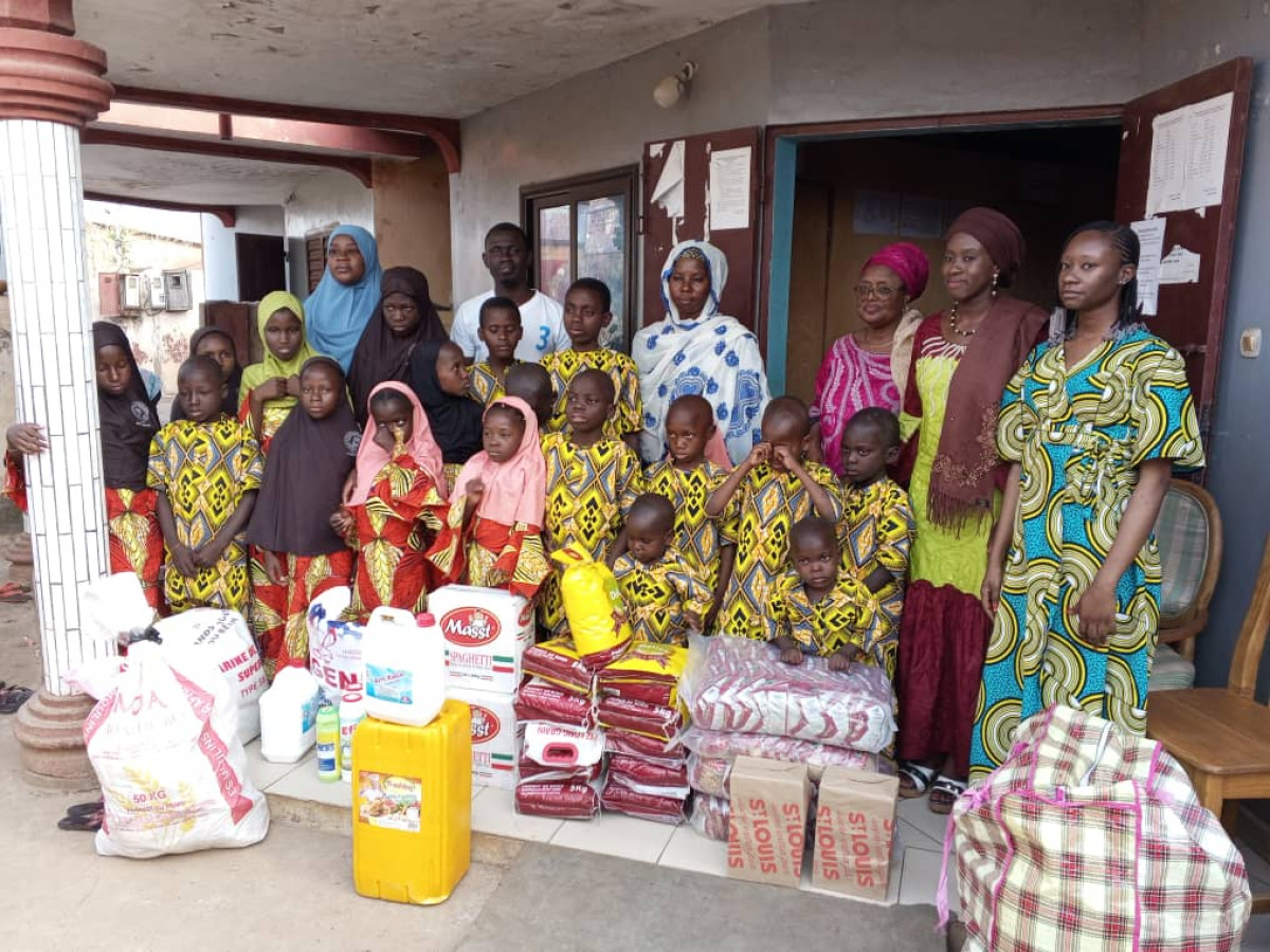 PARAKOU/A L&rsquo;OCCASION DE LEUR ANNIVERSAIRE : Jihane Babio Ali et Axelle Ouinsou en bonnes samaritaines à l&rsquo;orphelinat Sabouyo