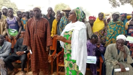 CAMPAGNE DU PARTI BR À KALALÉ : Dr Jamillah Kissira, le choix de la communauté Peulh de 8 villages de Bouca
