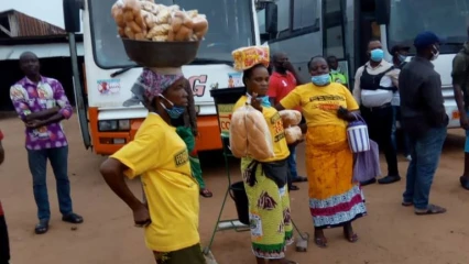 REPRISE DES ACTIVITES DE TRANSPORT EN COMMUN : La gare routière du carrefour Itaa à Calavi, opérationnelle