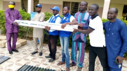 GOGOUNOU/SUITE AUX DEGATS CAUSES PAR LA TORNADE A L&rsquo;EPP WARA ET BADOU : L&rsquo;Anpc apporte son soutien aux sinistrés