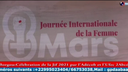 BORGOU : Célébration de la Jif 2021 par l&rsquo;Adecob et L&rsquo;Ufec 2Abcd