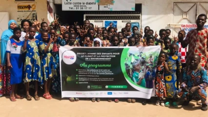 BÉNIN/PROJET HYMNE DES ENFANTS POUR LE CLIMAT ET LA PROTECTION DE L&rsquo;ENVIRONNEMENT : 30 enfants sensibilisés à la préservation de l&rsquo;environnement  . Les finalistes du grand concours médiatique connus