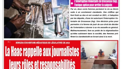 UNE DU VENDREDI 16 DÉCEMBRE 2022