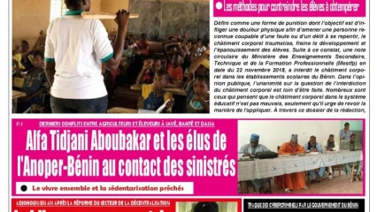 UNE DU MERCREDI 6 AVRIL 2023