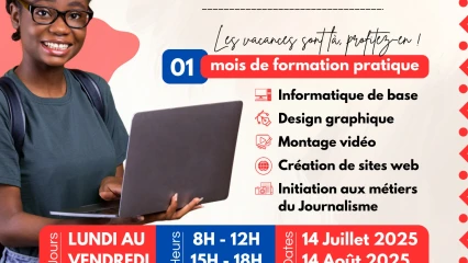 Formation dans des métiers du numérique et de l&rsquo;audiovisuel: Cfoman-Daabaaru s&rsquo;ouvre aux vacanciers du 14 juillet au 14 août 