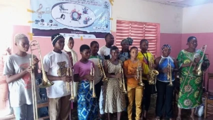 À travers le projet de formation de jeunes filles en instruments de musique: l&rsquo;association Kabiéssi œuvre pour une relève de qualité 