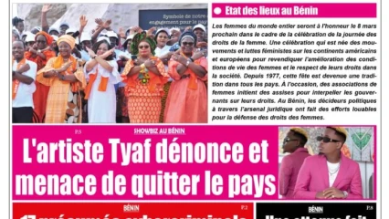 UNE DU MARDI 7 MARS 2023