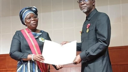 Distingué officier de l'ordre national :Les efforts du maire Inousaa Zimé Chabi récompensés