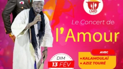 FETE DE SAINT VALENTIN AU BAR « LES MARMITES DE DADO » À PARAKOU : Aziz Touré et Kalamoulaï sur scène