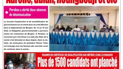 UNE DU MARDI 17 MAI 2022