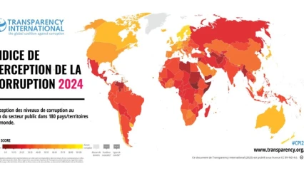 Indice de perception de la corruption 2024: le Bénin 7e en Afrique et 69e au monde   