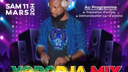 CÉLÉBRANT SES 10 ANS DE CARRIÈRE SUR LA PLATINE : Yorodja mix en concert live le 11 prochain