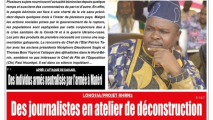 UNE DU MERCREDI 29 JUIN 2022