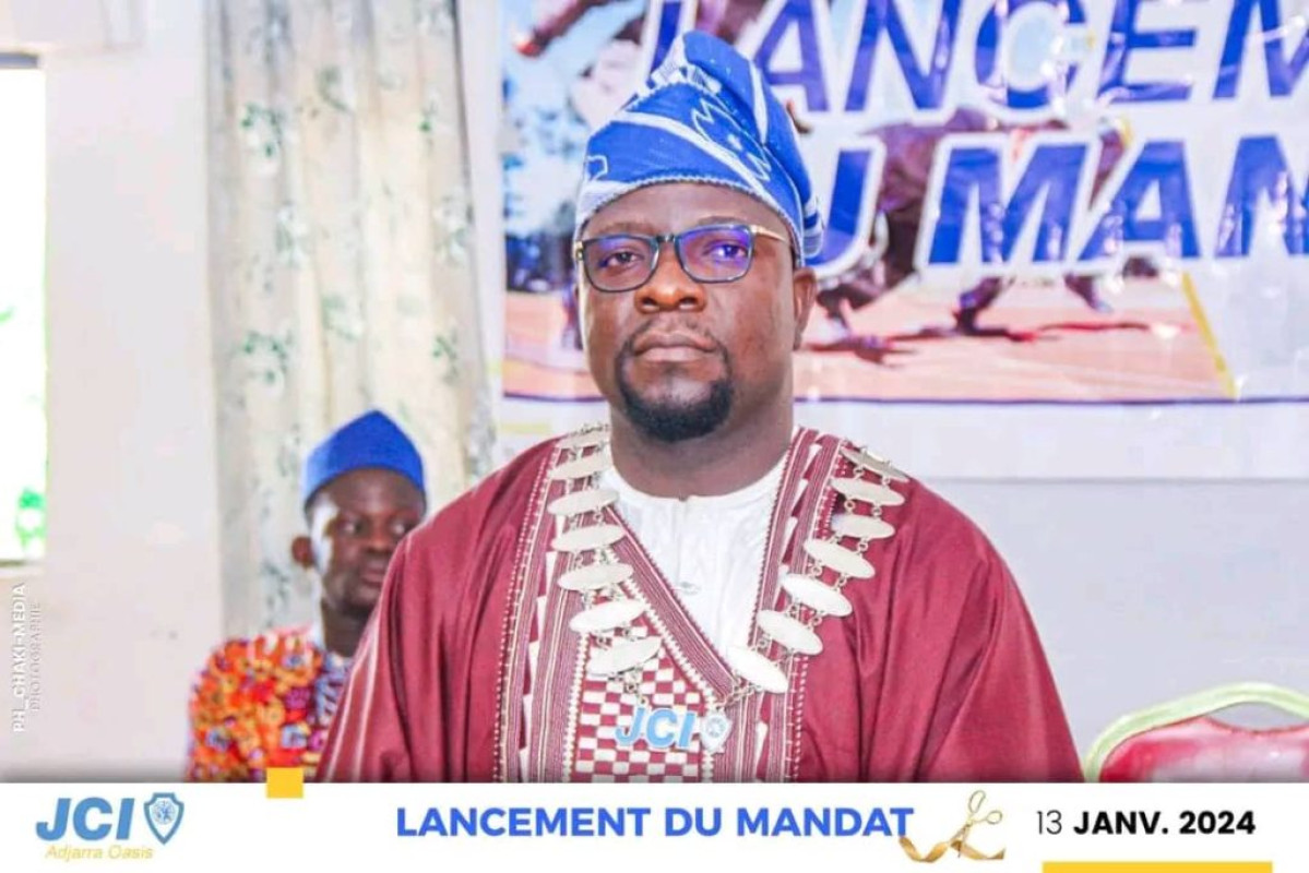 JCI ADJARRA OASIS MANDAT 2024 : Déo-Gracias Rock Tossa dévoile son ambition pour les jeunes