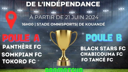 KOUANDÉ/SOUS LE HAUT PARRAINAGE DU MAIRE DIDIER KOUANDE-SOUNON : La coupe de l&rsquo;indépendance lancée le 21 juin prochain