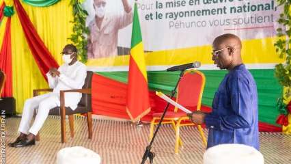 DEMARRAGE IMMINENT DES TRAVAUX DE RENOVATION DU MARCHE RÉGIONAL TAKI SARI DE PEHUNCO : Talon tient une promesse chère aux populations des 2Kp . Koto Orou Maré reçoit les assurances du Chef de l&rsquo;État