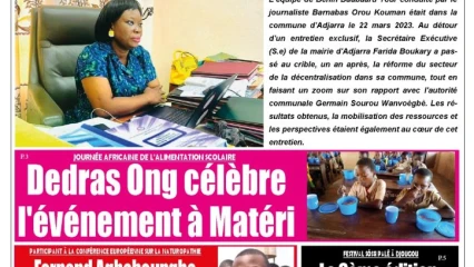 UNE DU MARDI 4 AVRIL 2023