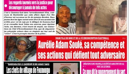 UNE DU LUNDI 5 NOVEMBRE 2022