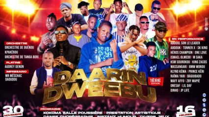 BORGOU/PREMIÈRE ÉDITION DE DAARIN DWEEBU À N&rsquo;DALI : Flash Production annonce un géant spectacle le 30 novembre prochain