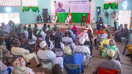 CONVAINCUES DES ACTIONS DU CHEF DE L&rsquo;ÉTAT : Les populations de Nikki appellent Talon à un second mandat