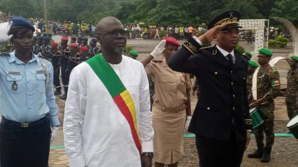 Célébration de la fête de l'indépendance à Parakou: le Préfet Cissé et le maire Zimé Chabi ont procédé au dépôt de gerbes