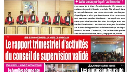 UNE DU MERCREDI 25 JANVIER 2023