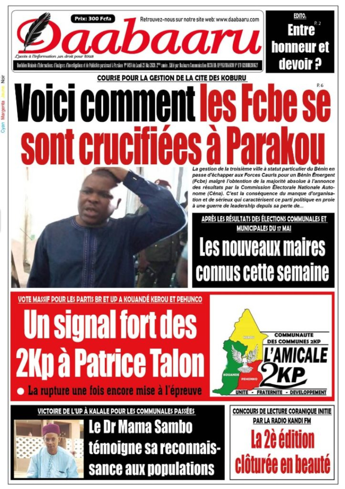 Parution du lundi 25 mai 2020