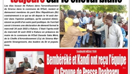 UNE DU JEUDI 24 AOÛT 2022