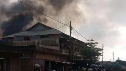 BENIN / DRAME : Incendie au marché Missebo de Cotonou