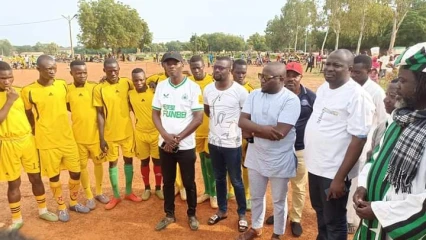 JOURNÉE INTERNATIONALE DE LA JEUNESSE ÉDITION 2022 À PARAKOU : Kadiri Bata Gandé marque l&rsquo;événement à travers un tournoi de football