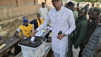Élections communales et législatives 2026: le candidat Hermann Orou Takou vote à 8h46 à Bessassi