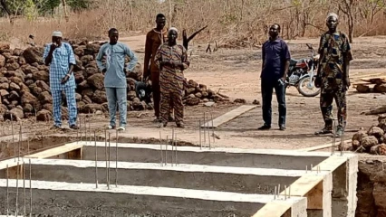 BEMBÉRÉKÉ/SUR INITIATIVE DES DÉLÉGUÉS ET POPULATIONS : Le pont de l&rsquo;axe Guerra N&rsquo;kali-Boro en construction