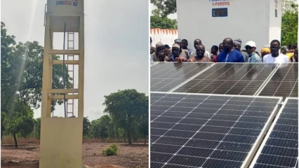 Ceg 2 Pèrèrè/Inauguration d&rsquo;une centrale photovoltaïque et d&rsquo;un château d&rsquo;eau: l&rsquo;Ong Sompékids et Edf créent un environnement propice à l’apprentissage