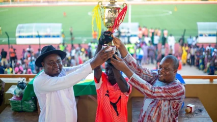 3E ÉDITION DU TOURNOI DES GRANDES VACANCES (TGV) À KOUANDÉ : Aminou Mama Ibrahim réussi le pari d&rsquo;une magnifique organisation  .Express Fc de Guilmaro sacrée équipe championne