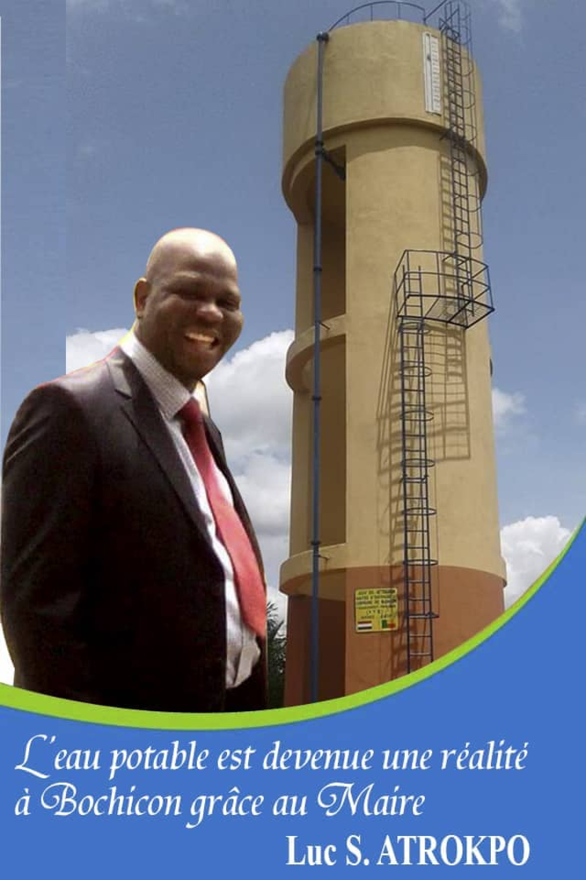 EAU POTABLE POUR TOUS À BOHICON : Luc Setondji Atrokpo réalise le rêve de toute une population  . Encore 10 forages d&rsquo;eau potable construits